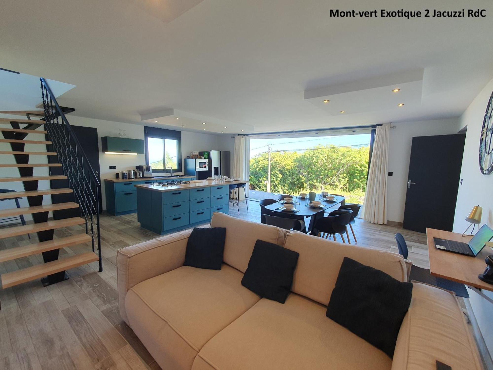 Mont-Vert Exotique - Calme - Vue Et Parking Saint Pierre Dış mekan fotoğraf